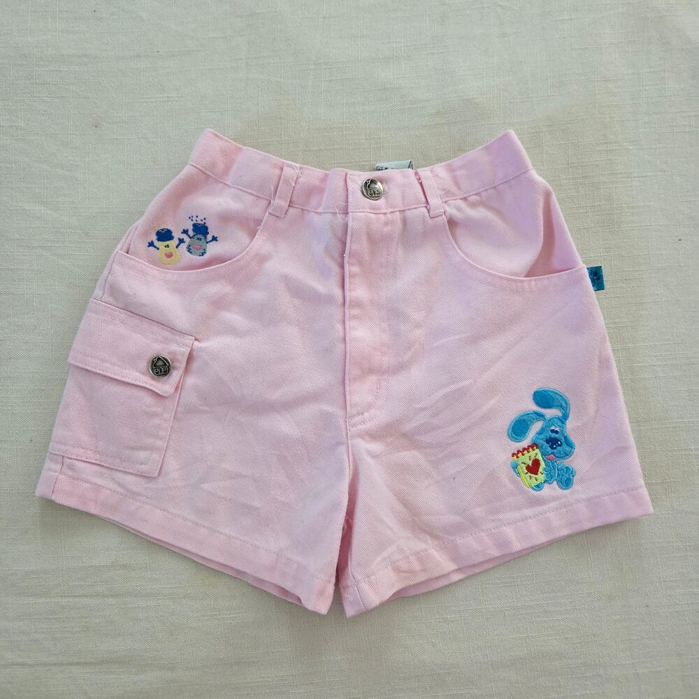 Vintage Blue's Clues Pink Jean Shorts 5t